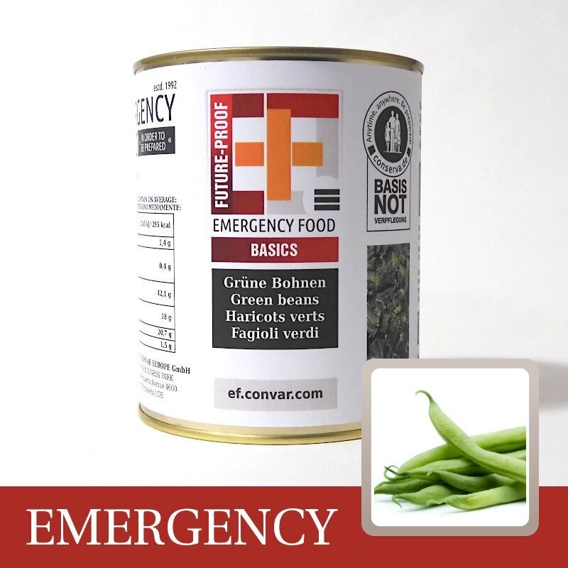 Convar EF Emergency Food  Grüne Bohnen (160g)