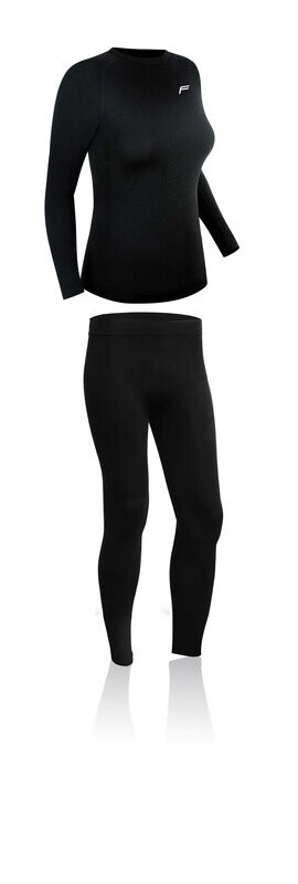 F-Lite Superlight Damen-Funktionswäscheset, Skiunterwäsche, schwarz F-Lite Superlight Damen-Funktionswäscheset, Skiunterwäsche, schwarz