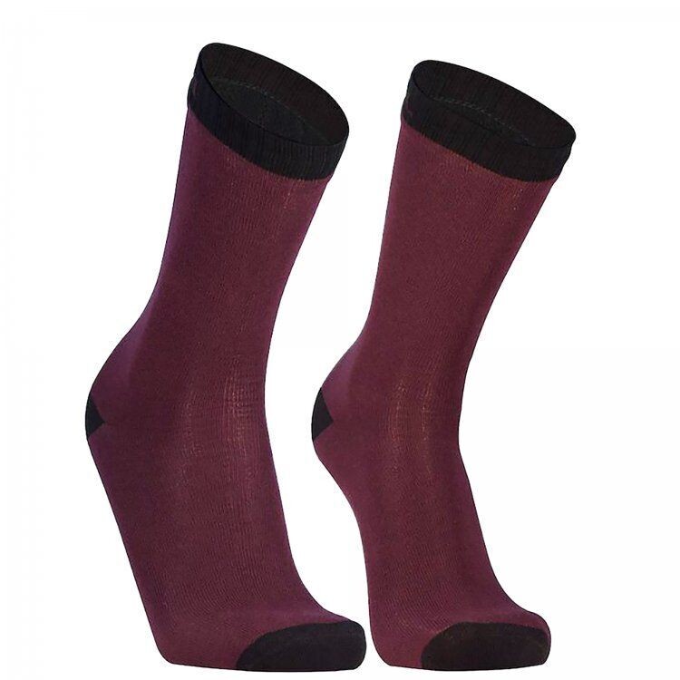 DexShell Ultra Thin Cew Socks burgund  - Sportsocken
