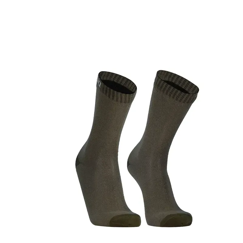 DexShell Ultra Thin Cew Socks oliv  - Sportsocken