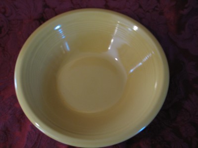 Fiestaware by Homer Laughlin Serving Bowl, Golden Yellow, 10.25" Vintage