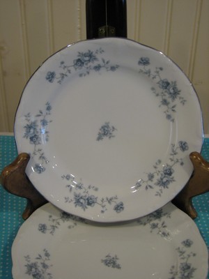 Johann Haviland Bavaria, Blue Garland Bread &amp; Butter Dish