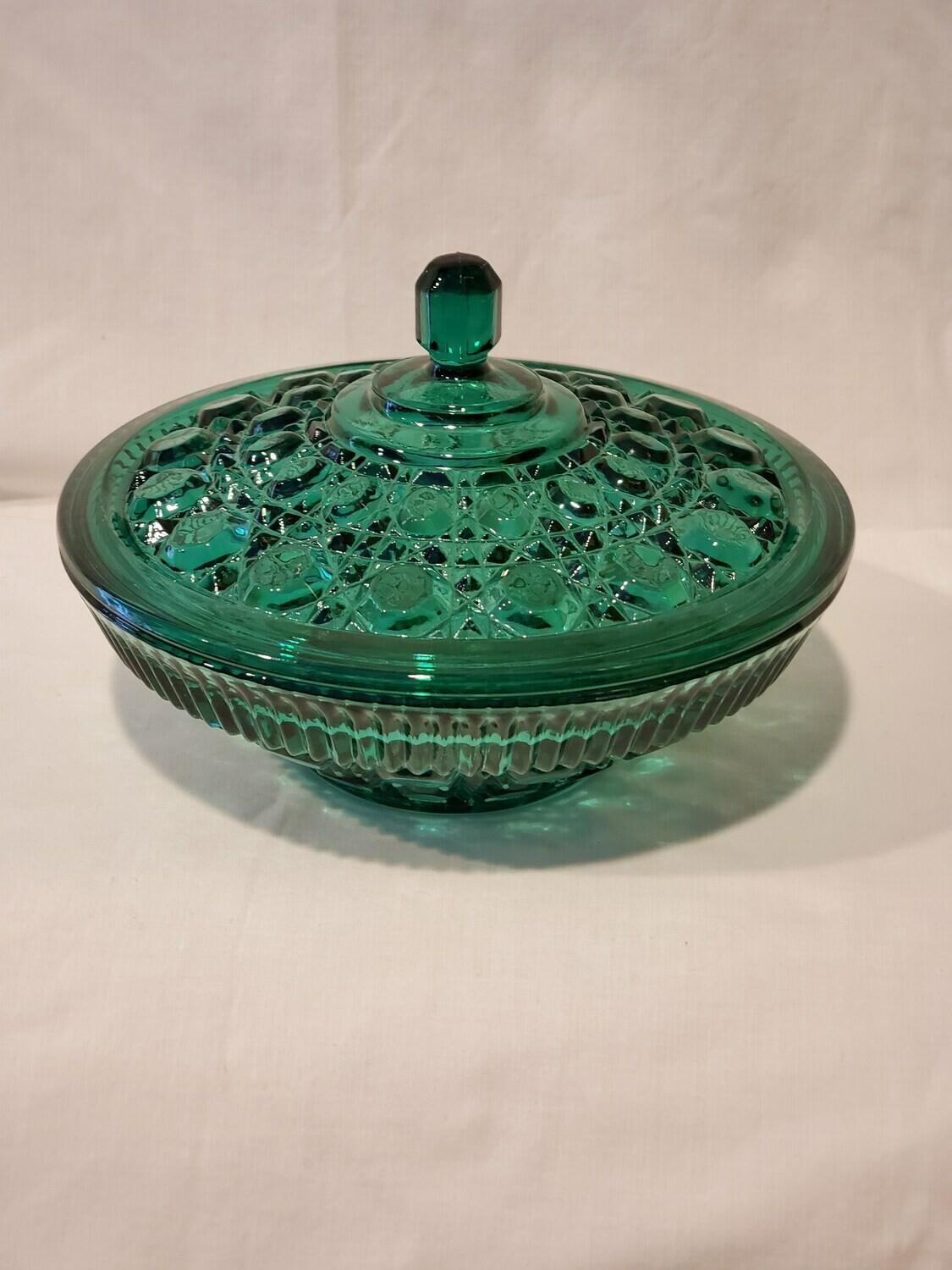 ​Windsor Teal, Indiana Glass, Candy Dish