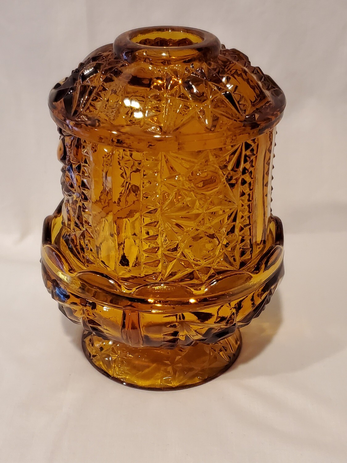 ​Indiana Glass, Fairy Lamp,