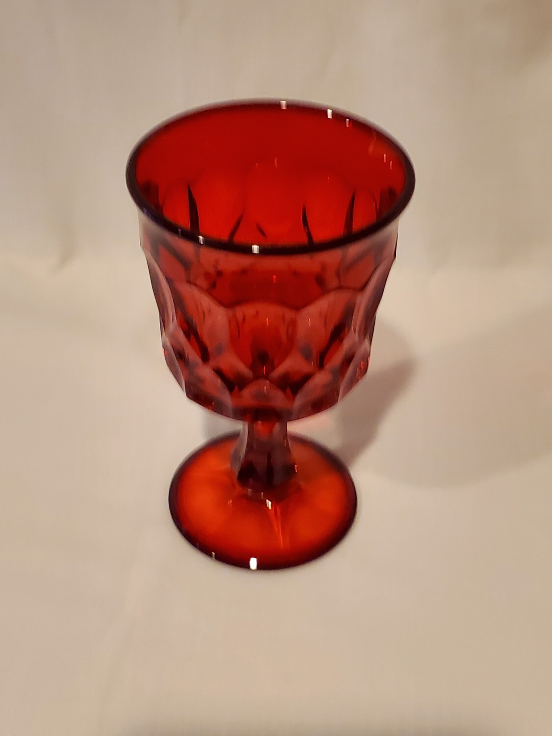 Wine Glass, Perspective-Ruby, Thumbprint by Noritake