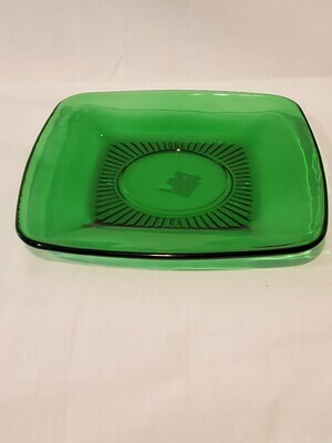 Anchor Hocking Charm Forest Green Saucer