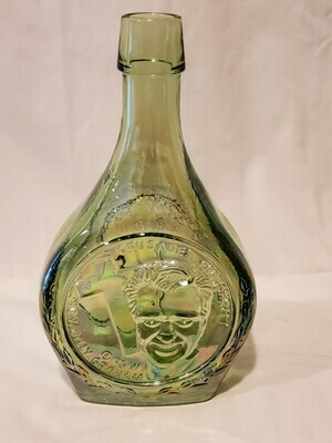 Wheaton Decanter, Billy Graham, 70W Iridescent Green