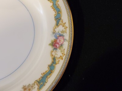 Noritake Salad Plate 7 5/8" W, Porcelain, Althea pattern,