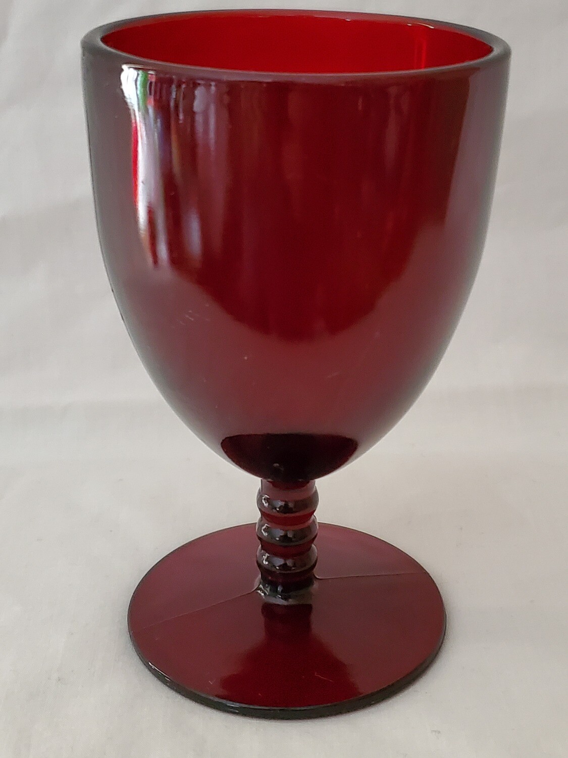 Anchor Hocking Monarch Royal Ruby Red 5 3/8&quot; Water Goblet, Monarch Stemmed
