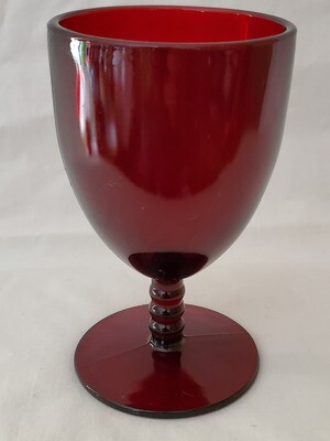 Anchor Hocking Monarch Royal Ruby Red 5 3/8" Water Goblet, Monarch Stemmed