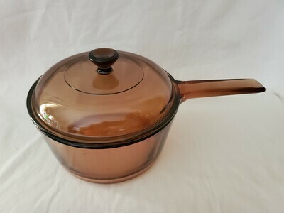 Corning Ware Visions Sauce Pan 1.5L W/Lid. France