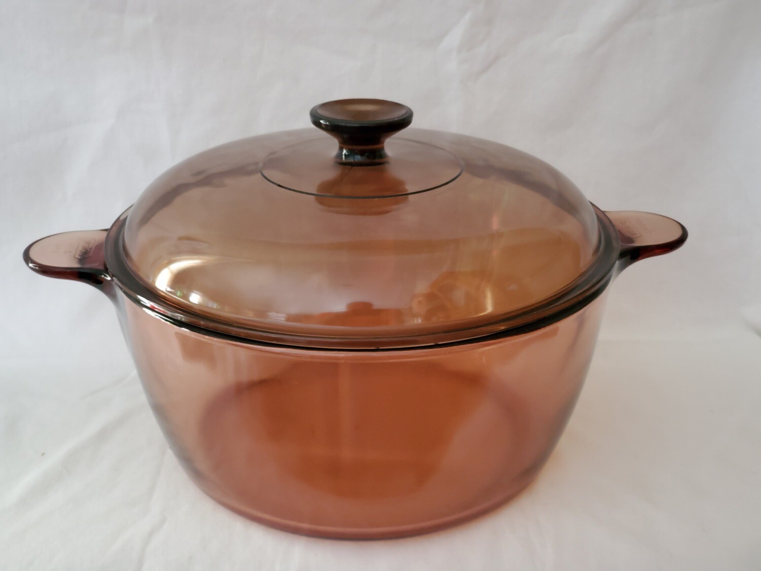 Corning Ware Visions Stock Pot, Dutch Oven 4.5L W/Lid Amber