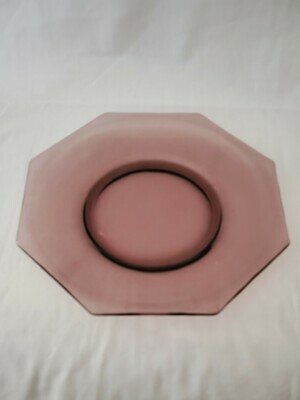 Moroccan Amethyst by Hazel-Atlas, Dinner Plate Octagonal 9 3/8"