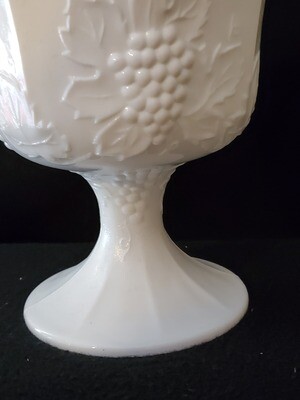 Planter , Harvest Milk Glass, by Colony 6 1/2" H x 5 1/2 W
