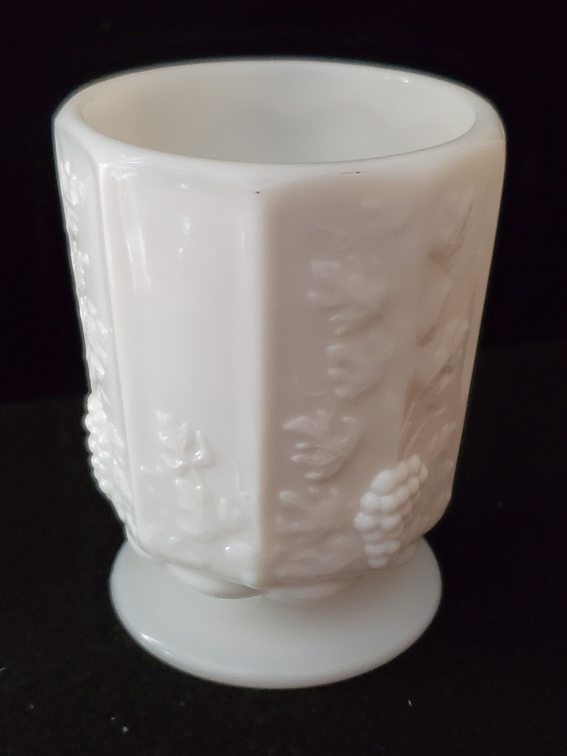 Mini Open Sugar, Paneled Grape Milk Glass
by Westmoreland