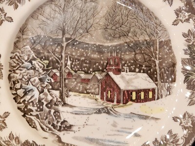 Johnson Brothers, Dinner Plate 9 7/8", The Friendly Village / The School House, England