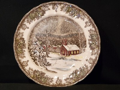 Johnson Brothers, Dinner Plate 9 7/8", The Friendly Village / The School House, England