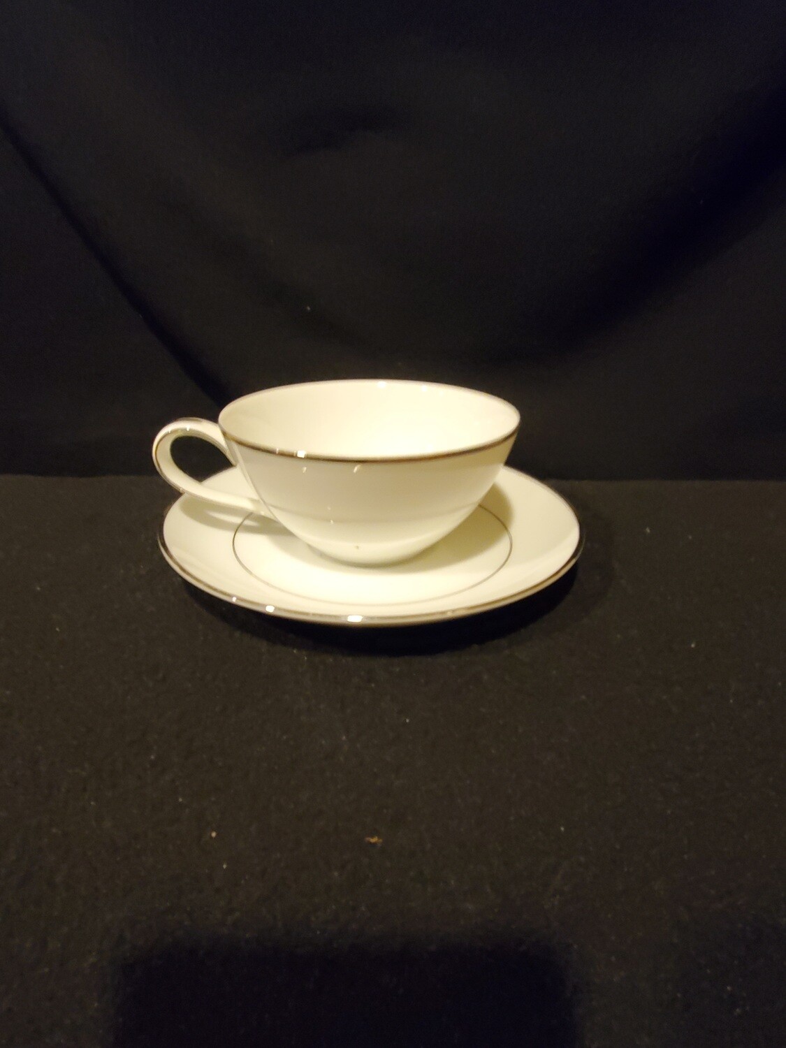 Noritake Flat Cup & Saucer Set, Derry #5931