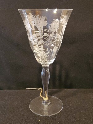 Water/Wine Glass, Mayfair (Stem 7668) Mormay pattern by MORGANTOWN