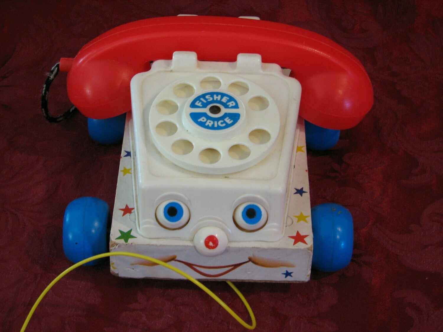 Vintage 1961 Fisher Price Telephone Toy #747