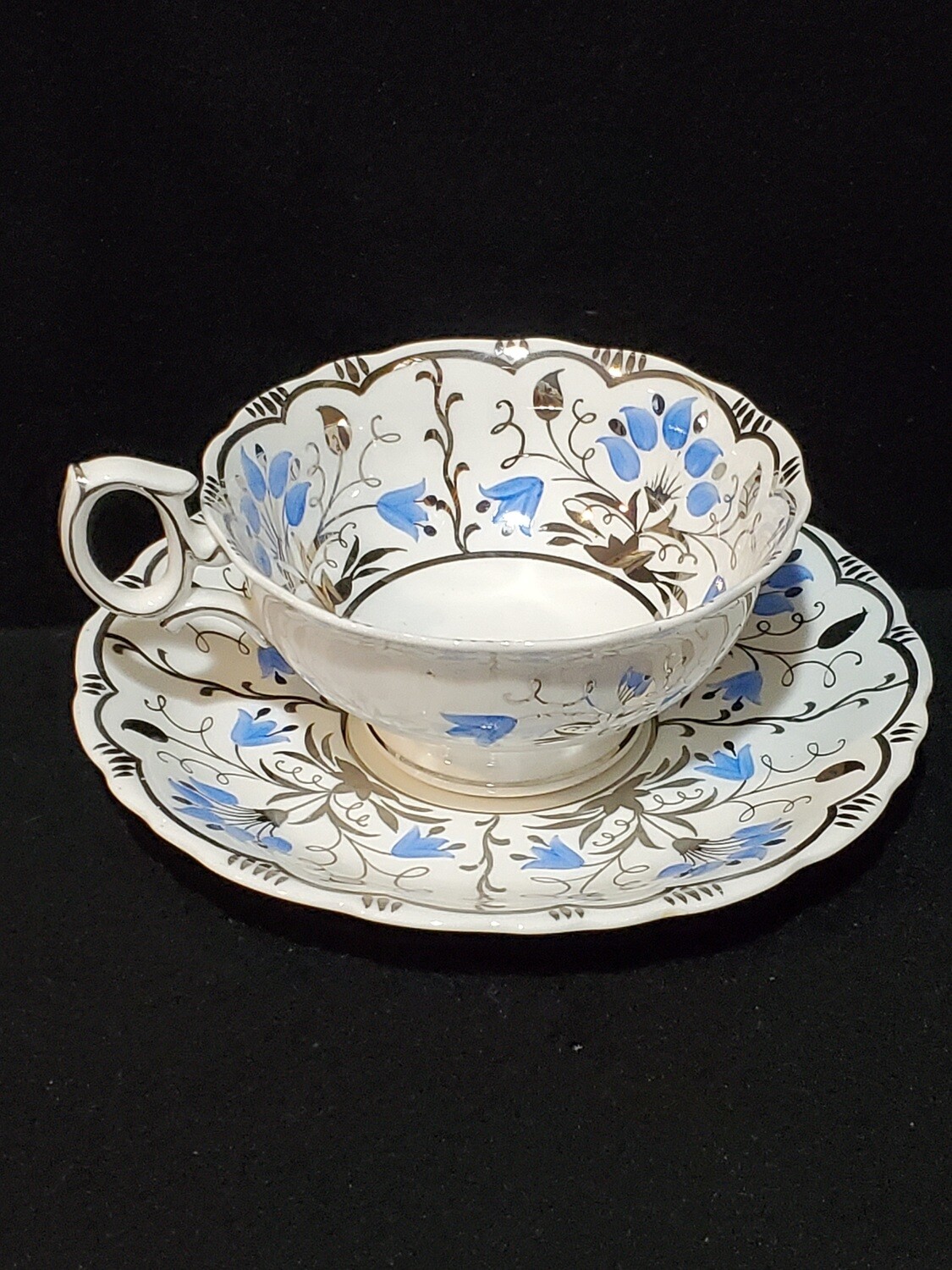 Wedgwood Bone China, Footed Cup & Saucer 2", Pattern # W3112