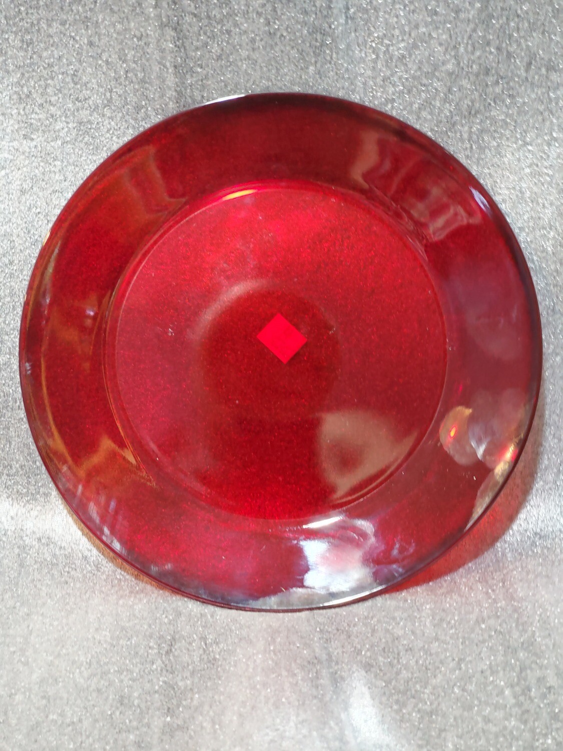 Cavalier Ruby, Dinner Plate 10" by Cristal D'Arques-Durand