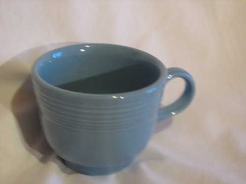 Vintage Fiestaware Coffee Cup, Blue