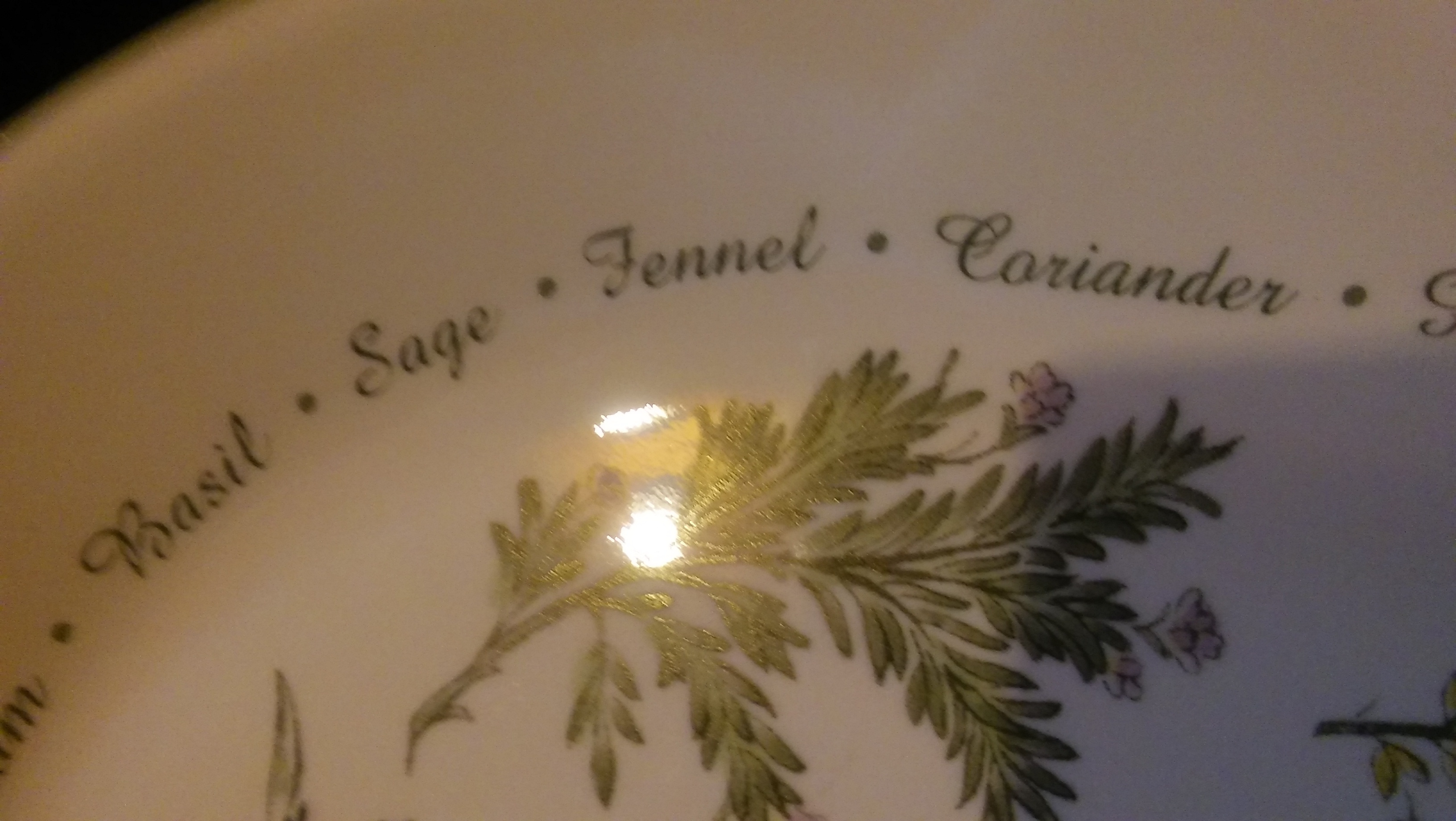 Corelle Corning, 12 1/2" Round Vegetable Serving Bowl, April Pattern