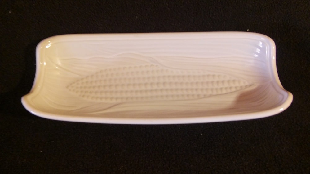 Noritake Stoneware, Boiled Sweet Corn Holder, Pattern #8679