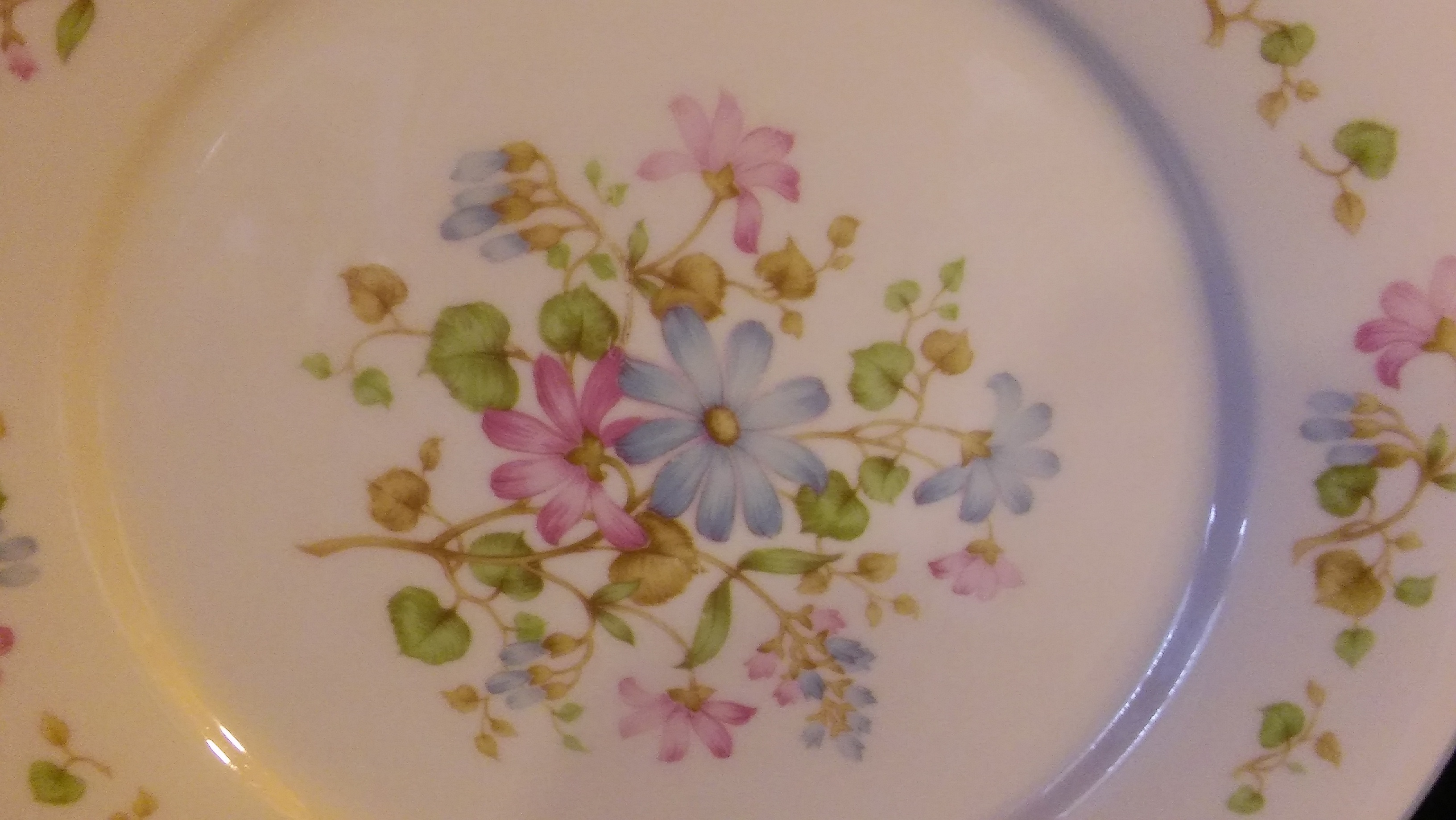Noritake Ivory China, Dinner Plate 10 5/8", Melody Pattern #7212
