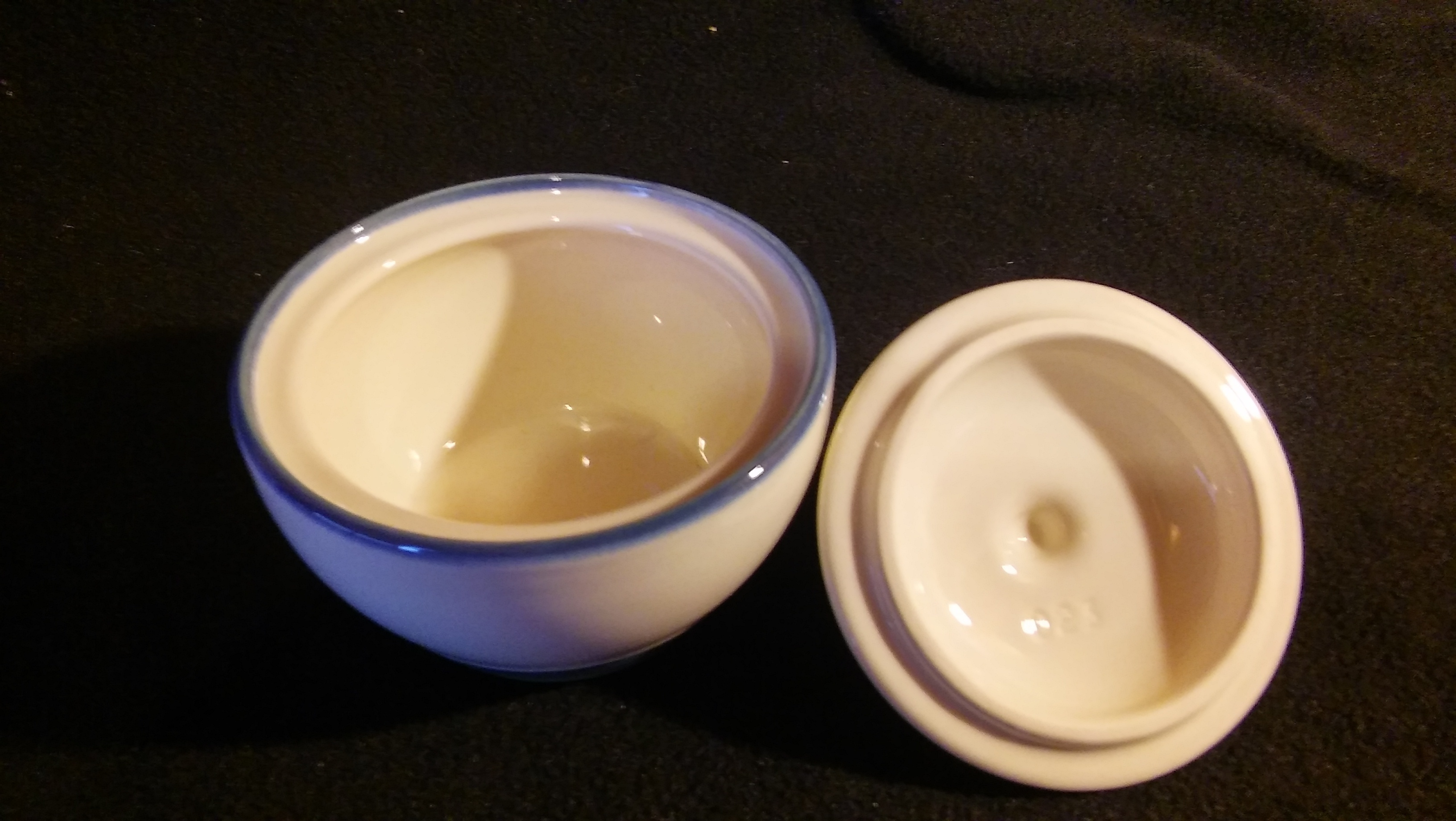 Pfaltzgraff USA, Sugar With Lid, Ocean Breeze Pattern