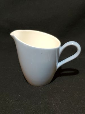 Creamer, Richelieu by Homer Laughlin, Turquoise , Fleur De Lis Pattern.