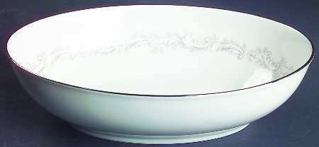 Noritake Ivory China, Oval Vegetable Bowl, Marquis 7540