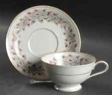 Noritake China, Footed Coffee Cup W/Saucer, Pattern 5318, Glenbrook