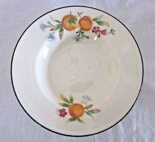 Cloverleaf Rimmed Soup Bowl, Peaches & Cream