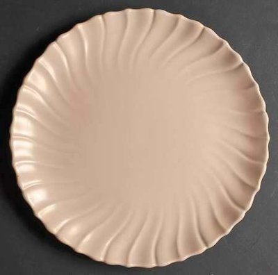 Franciscan Chop Plate, Coronado Coral Matte Swirl Pattern