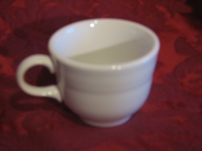Vintage Fiestaware Coffee Cup, White