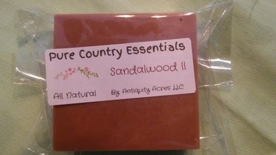 Pure Country Essentials Soap, Cocoa Butter, Sandalwood ll Fragrance, Square