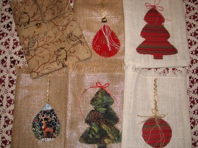 Burlap Gift Bags