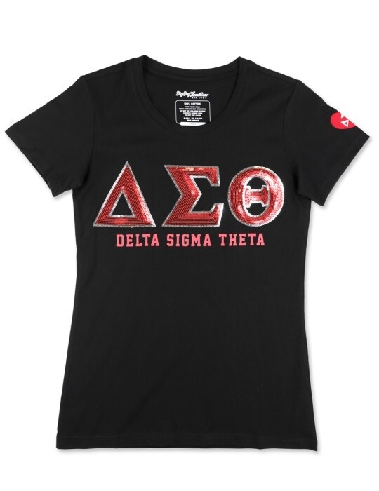 Sequin Letter Tee DST