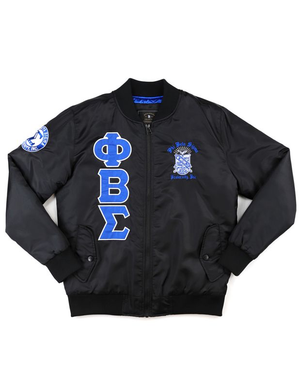 BLACK PBS Bomber Jacket