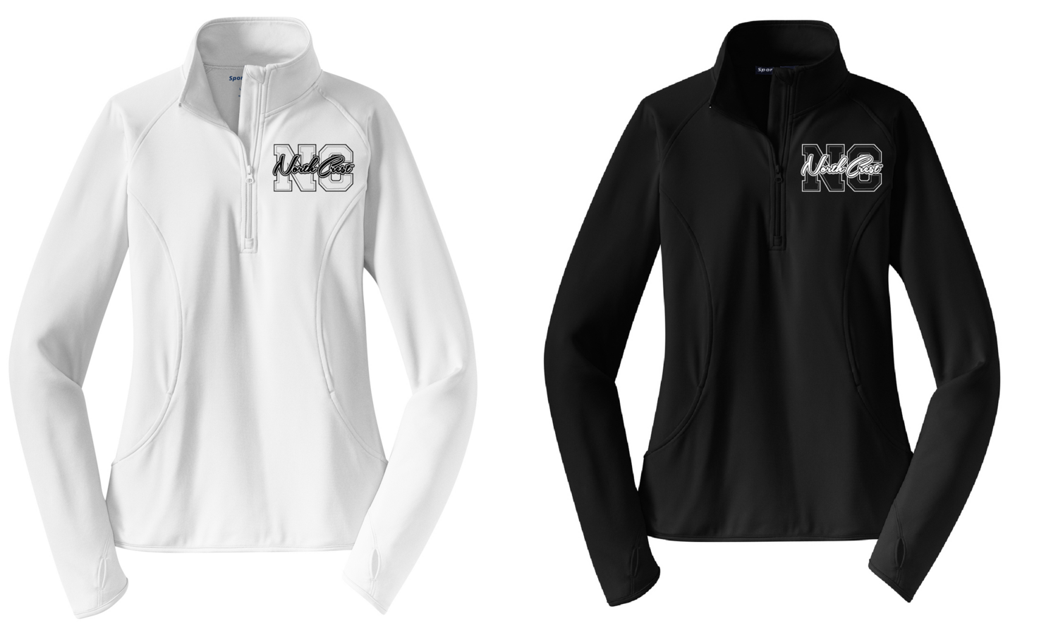 Ladies Sport-Wick Stretch 1/2-Zip Pullover