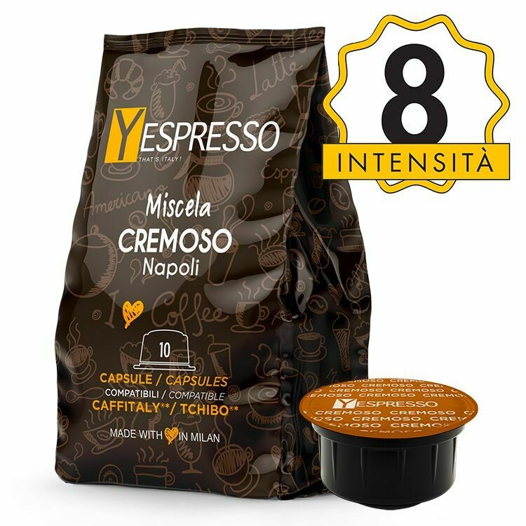 80 Capsule compatibili CAFFITALY - CREMOSO