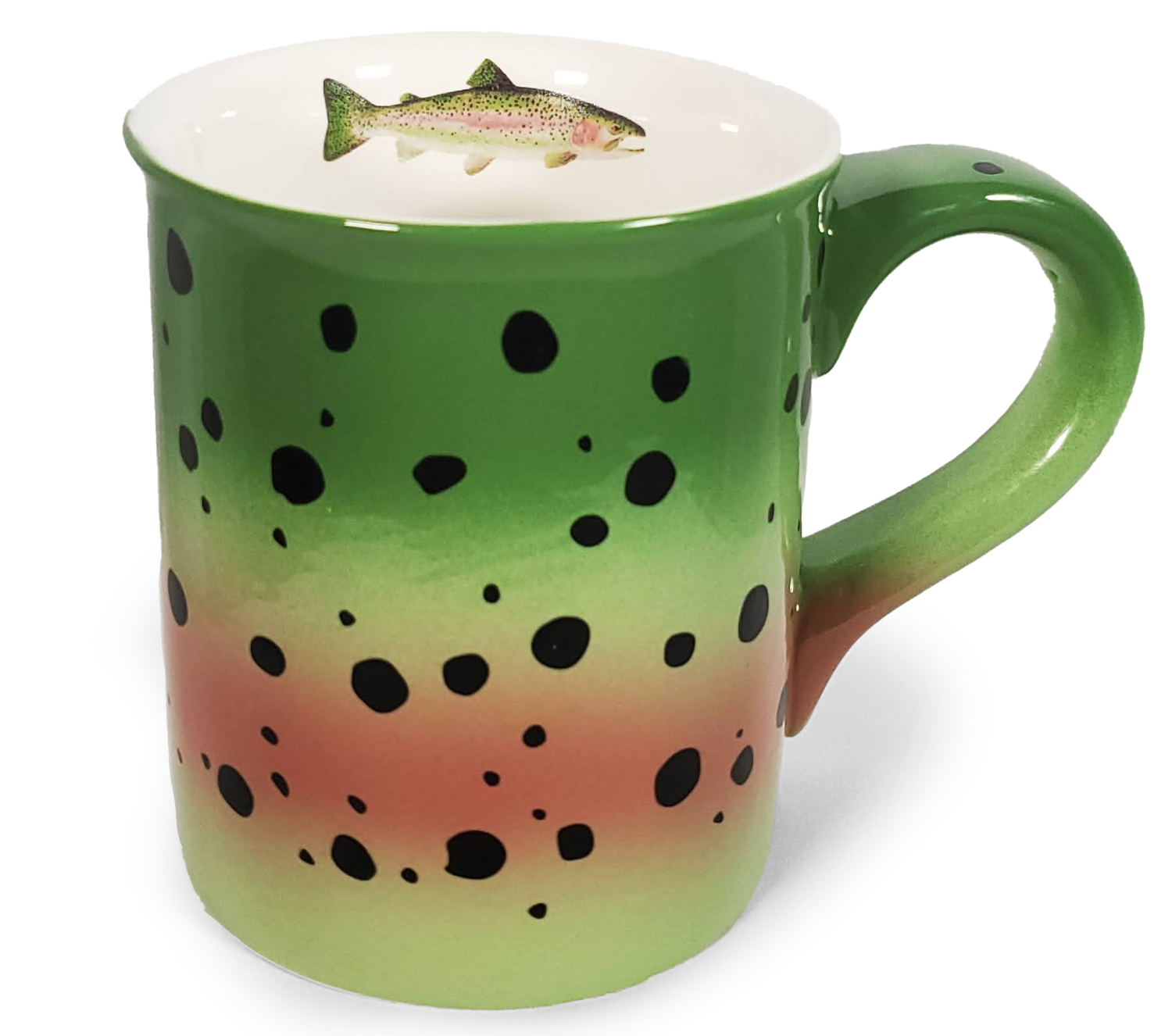 STONEWARE - RAINBOW TROUT STONEWARE MUGS