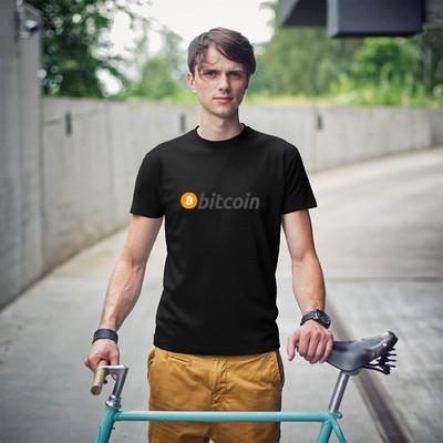 Bitcoin Logotype T Shirt - Mens