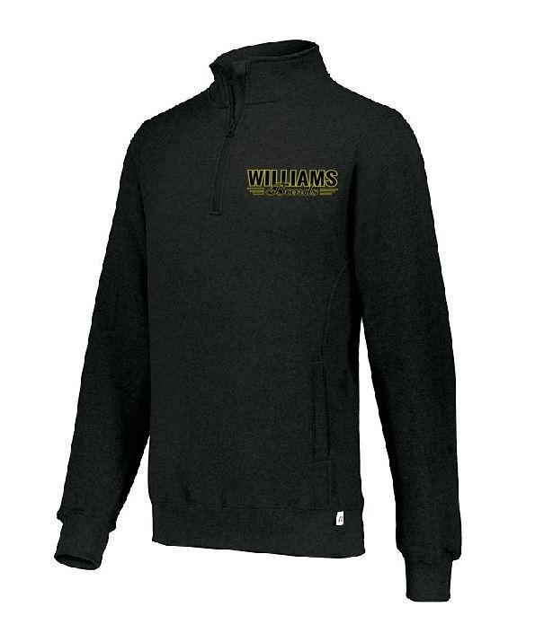 Russell Fleece 1/4 Zip Pullover w/embroidered logo