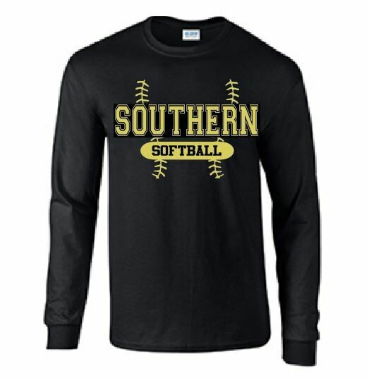 Gildan LS Tee w/ Southern Softball Logo