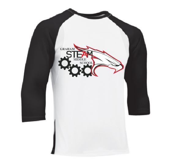 Champro 3/4 sleeve shirt w/STEAM logo