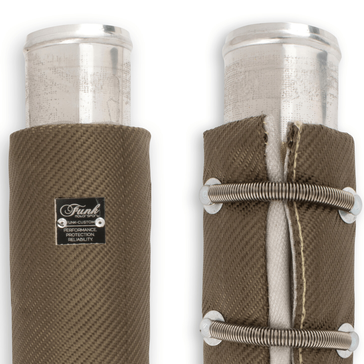 Titanium Exhaust Blanket Wrap Around - 4" (Dia) x 6" length