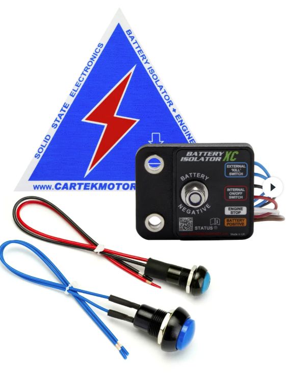 Cartek - CARTEK Battery Isolator X-Club (Kit including External Switch)